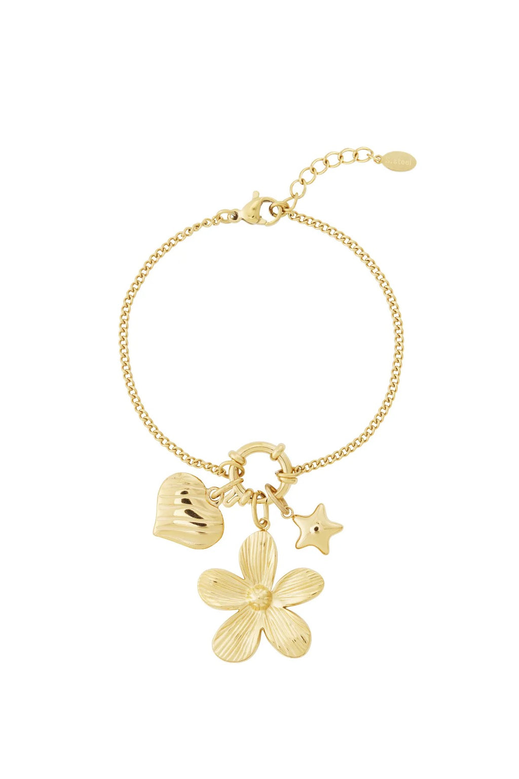 Charm-Armband „Golden Bloom“