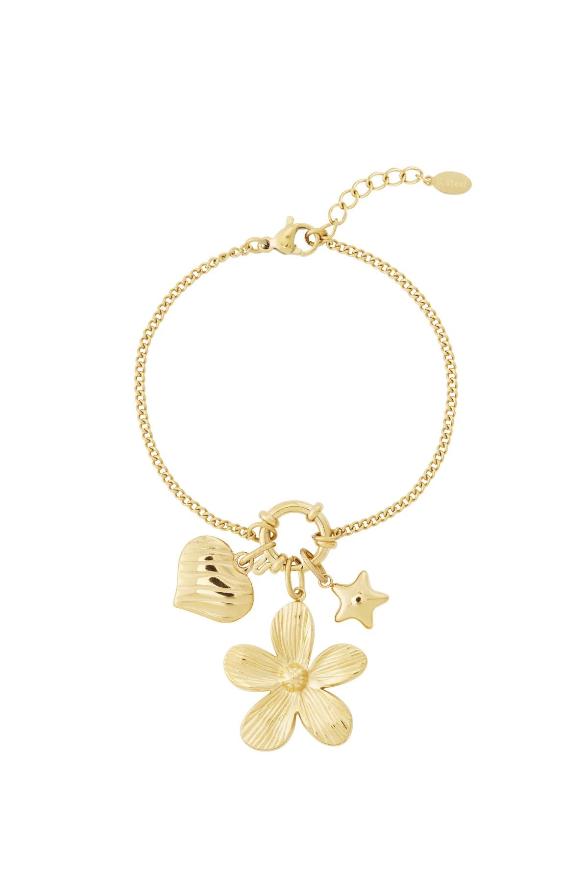 Charm-Armband „Golden Bloom“