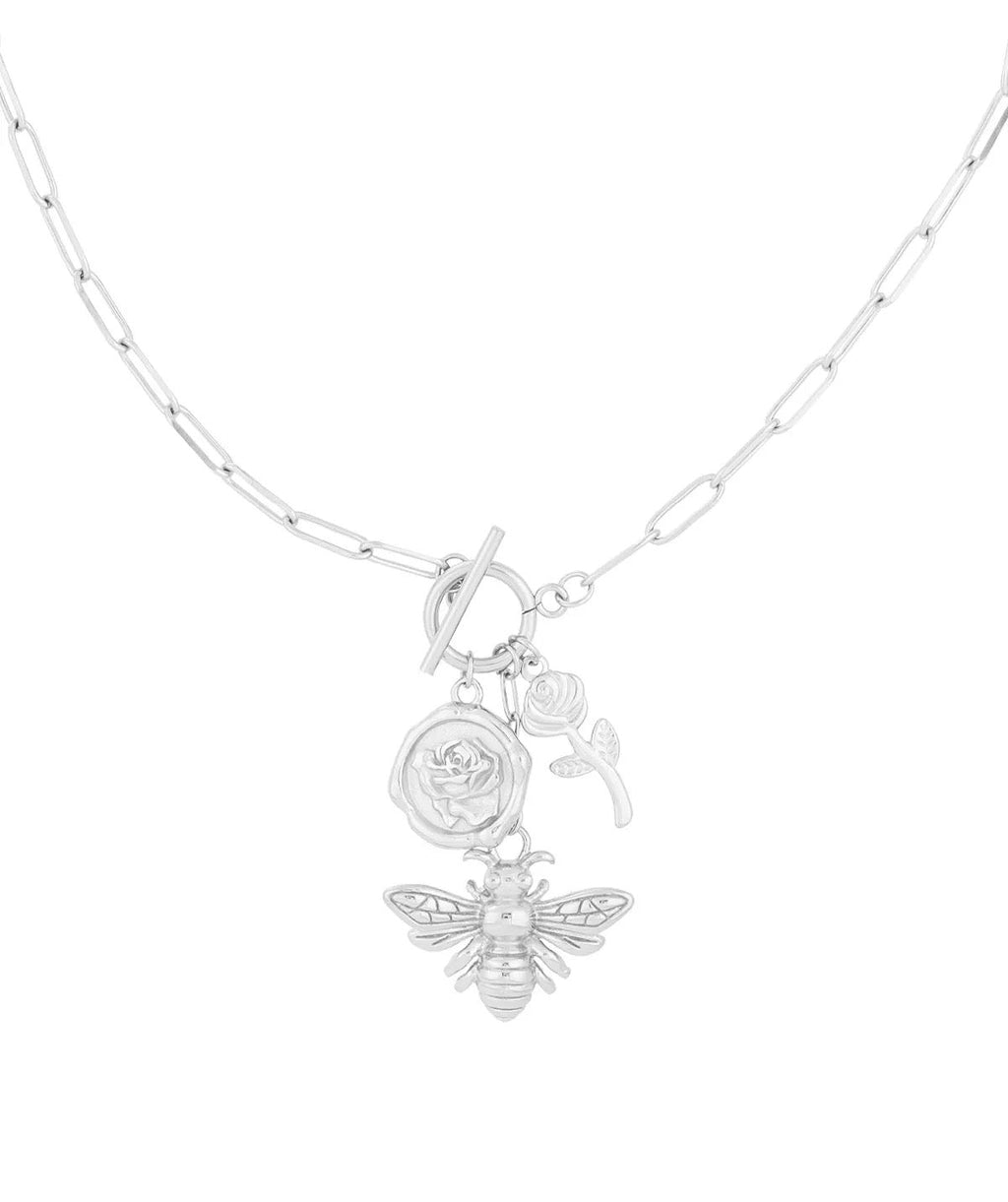 Kette „Silver Honey Rose“