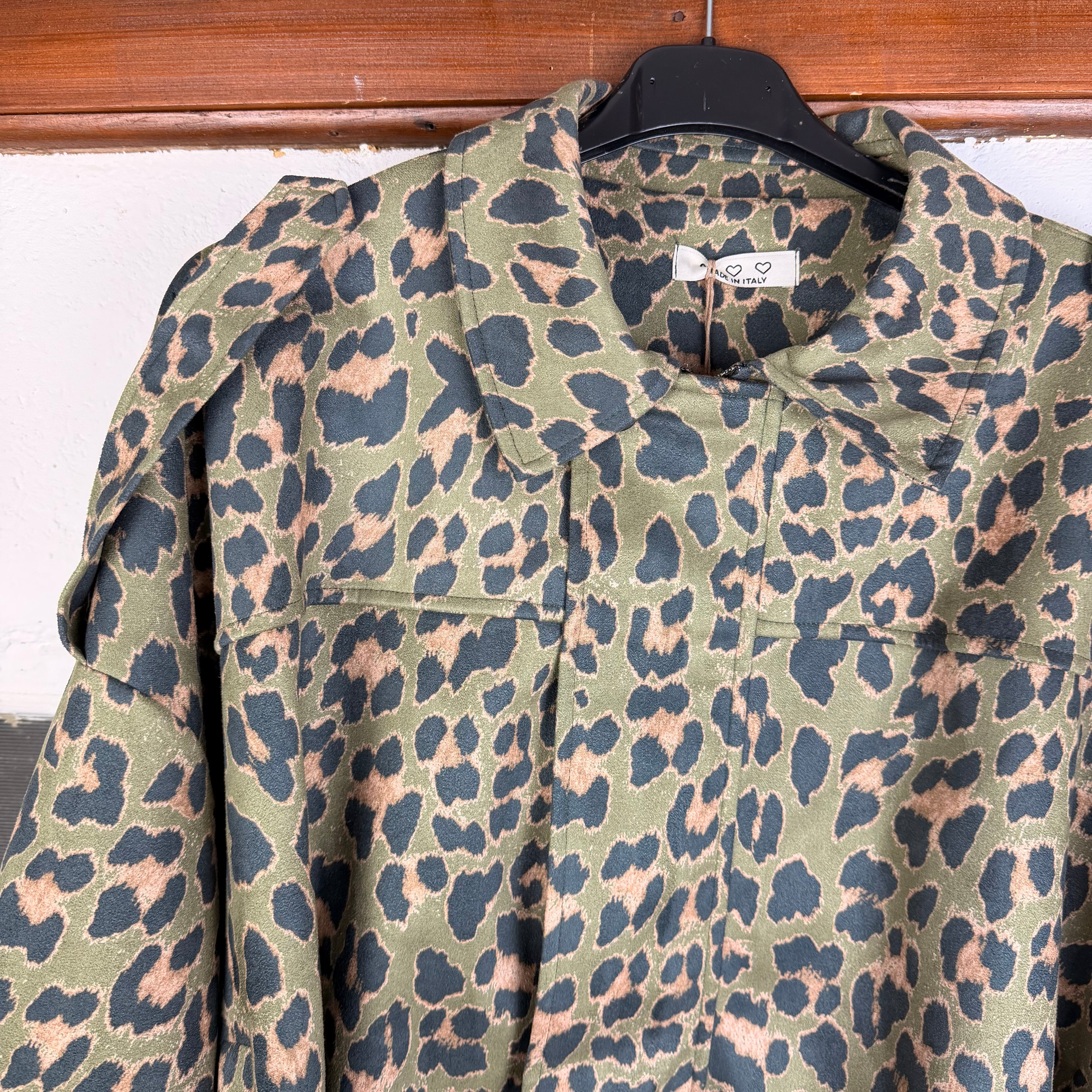 Leo Cropped Jacke Khaki