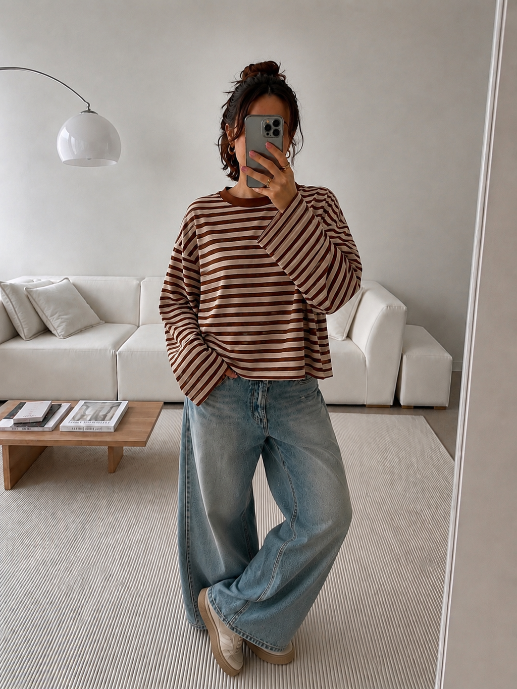 MILA – Oversized Striped Longsleeve