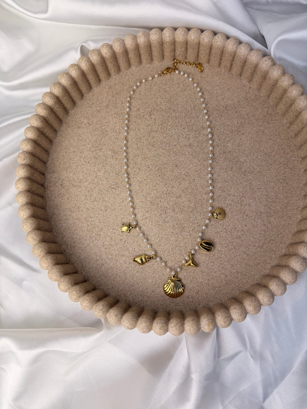 Perlen-Charm Kette Sea