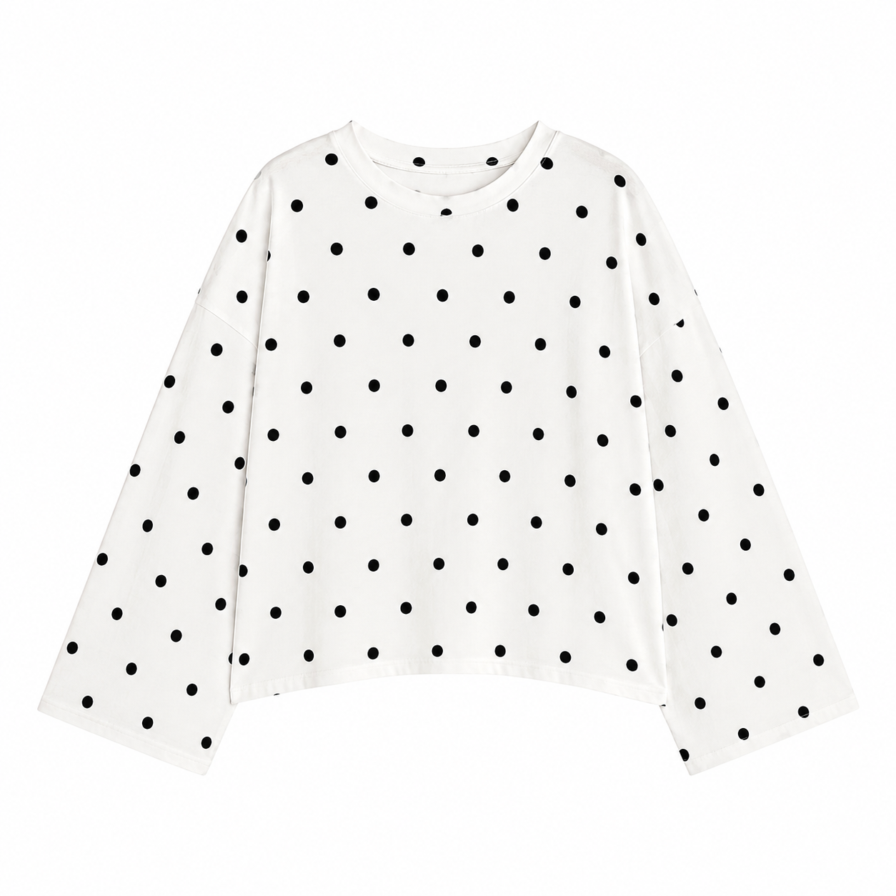 DOTTY – Oversized Longsleeve mit Punkten