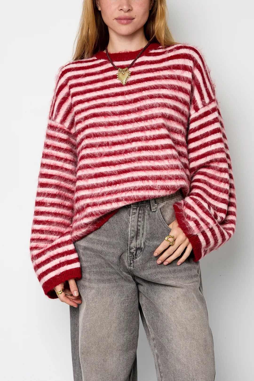 Pullover „Fluffy Stripe“