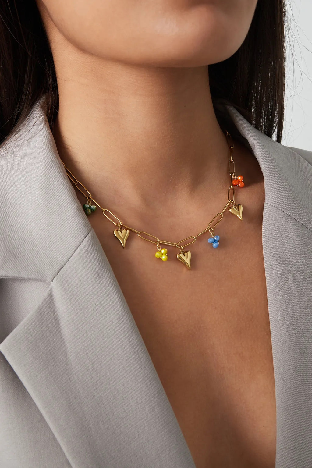 Kette „Colorful Hearts“