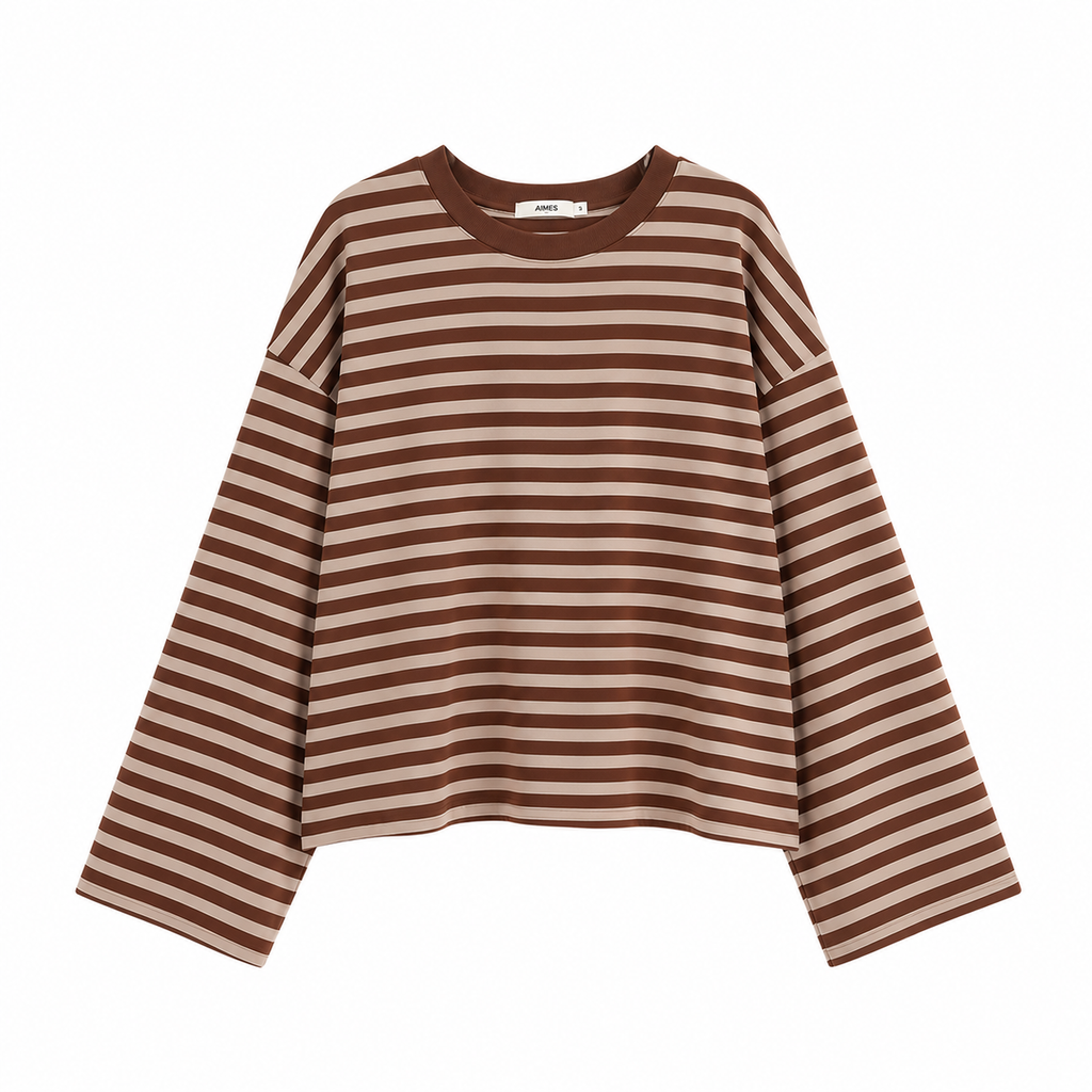 MILA – Oversized Striped Longsleeve