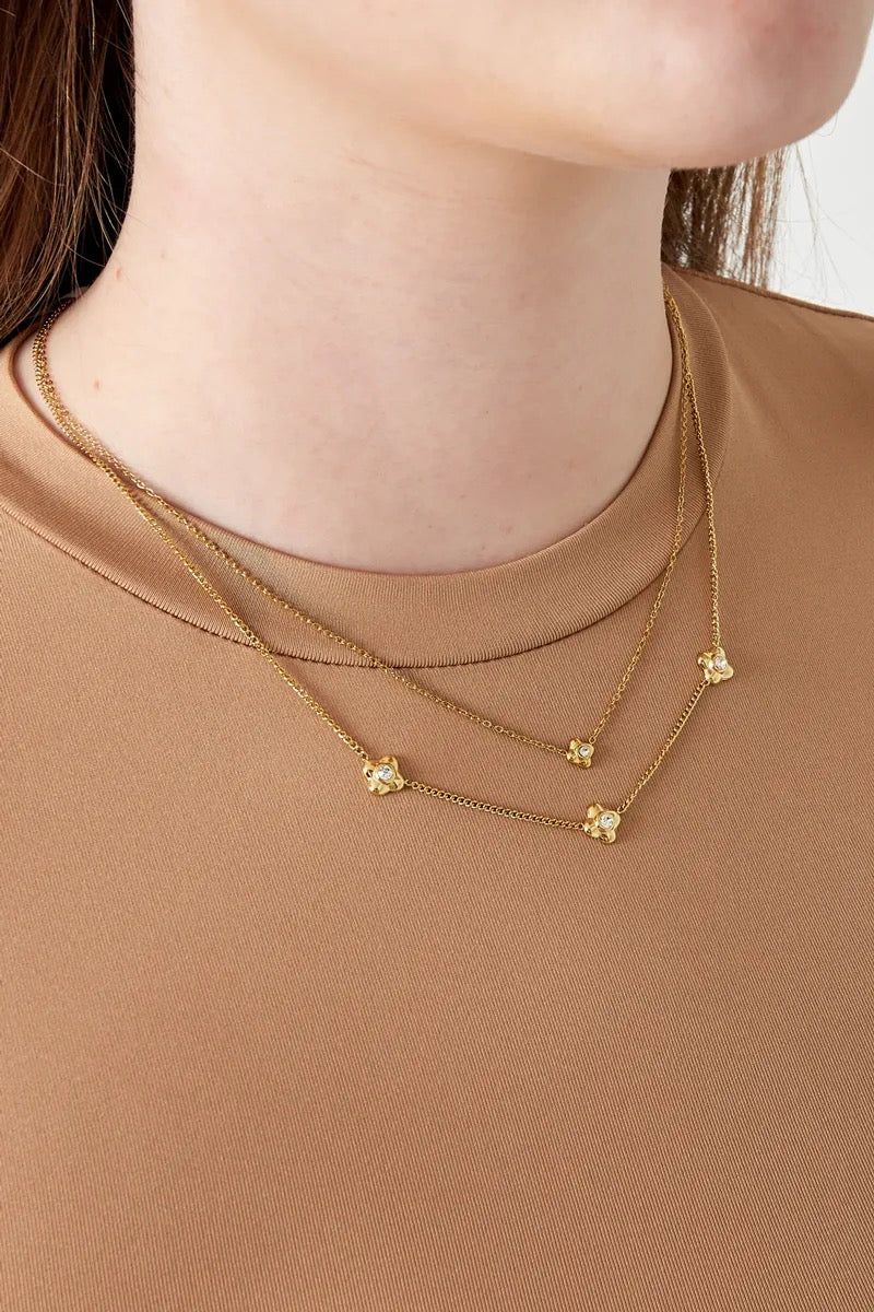 Halskette „Golden Clover“