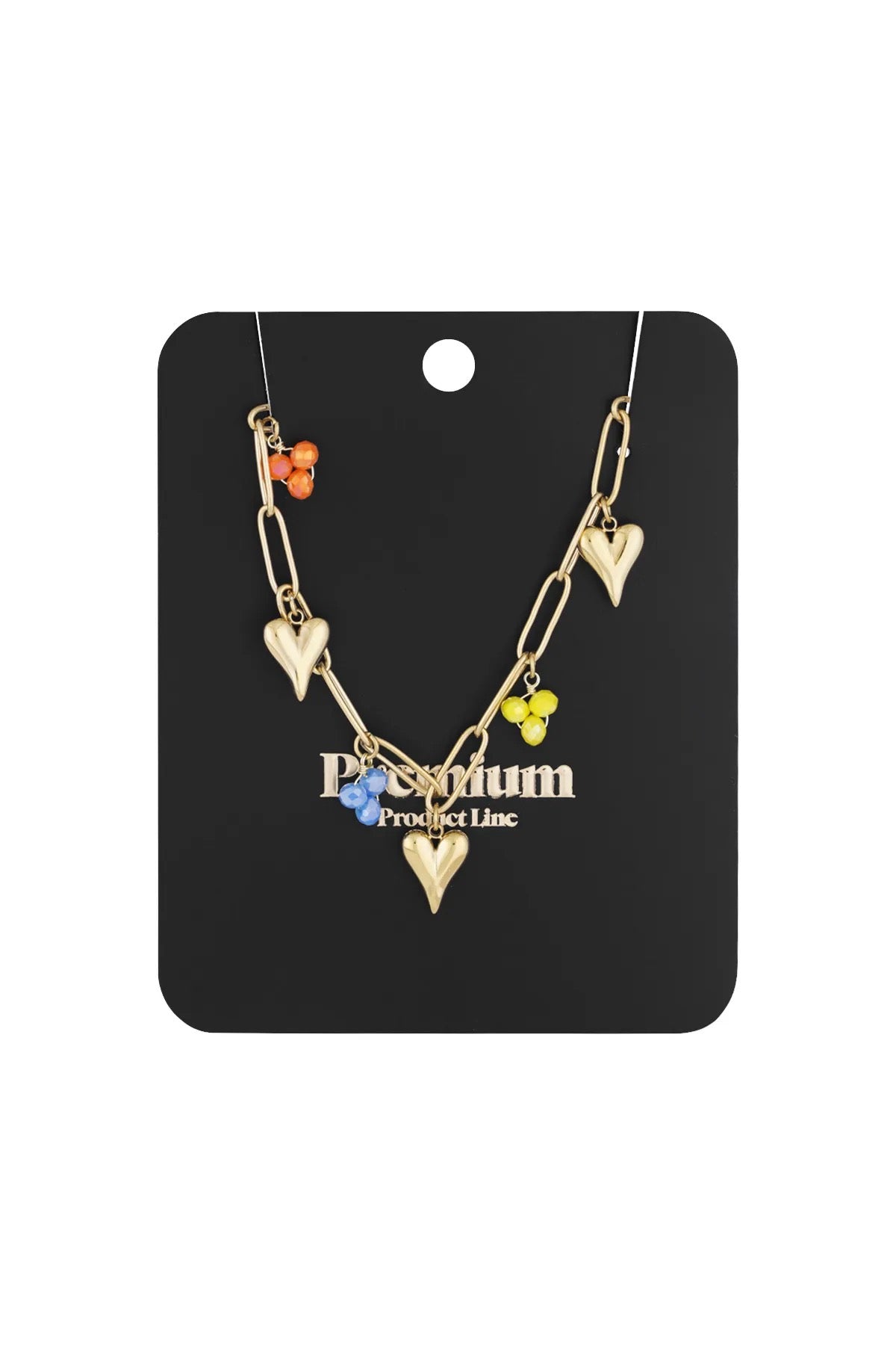 Kette „Colorful Hearts“
