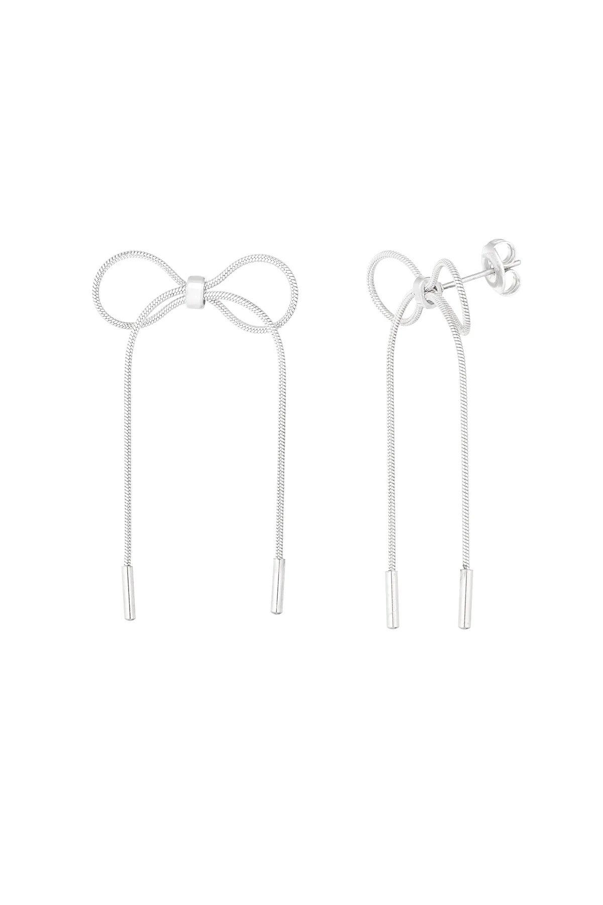 Ohrringe „Silver Bow“