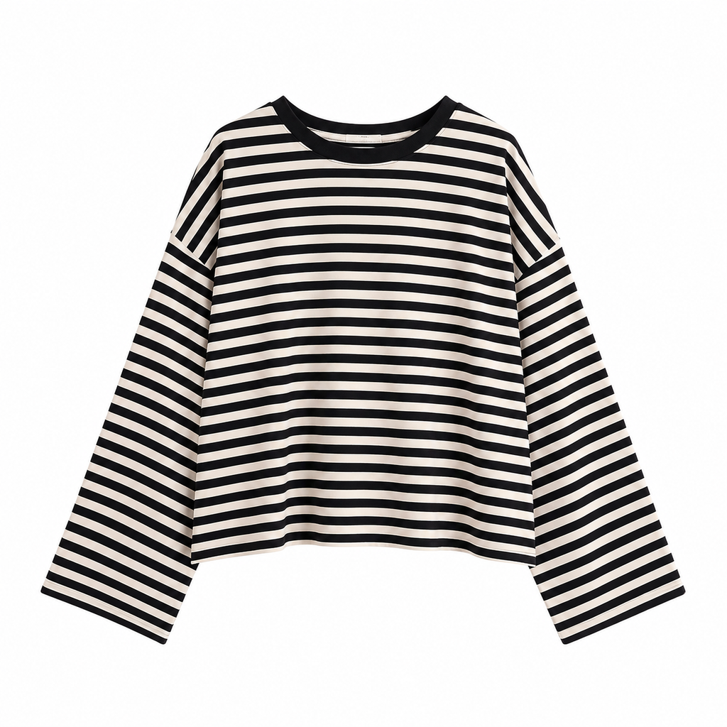 MILA – Oversized Striped Longsleeve