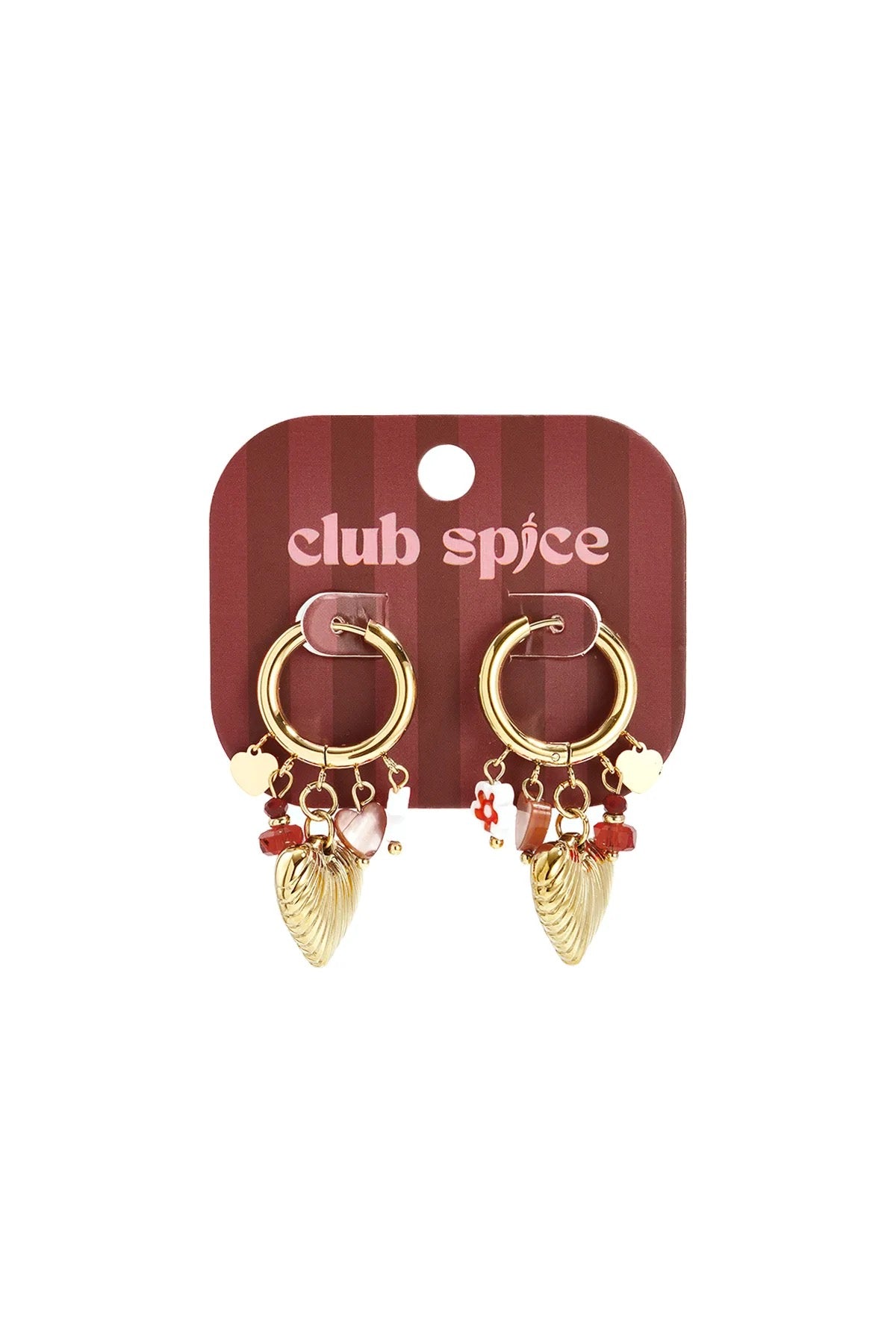 Valentina Charm Hoops – Edelstahl